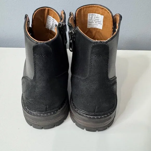 SAKS FIFTH AVENUE men's leather darrell boots size 10 - Picture 8 of 12